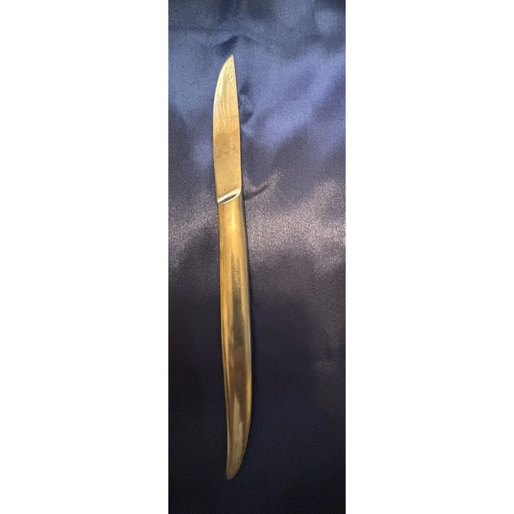 Set of 6 Stainless Steel Steak Knives Handmade Japan 4in Straight Edge Silver[B]